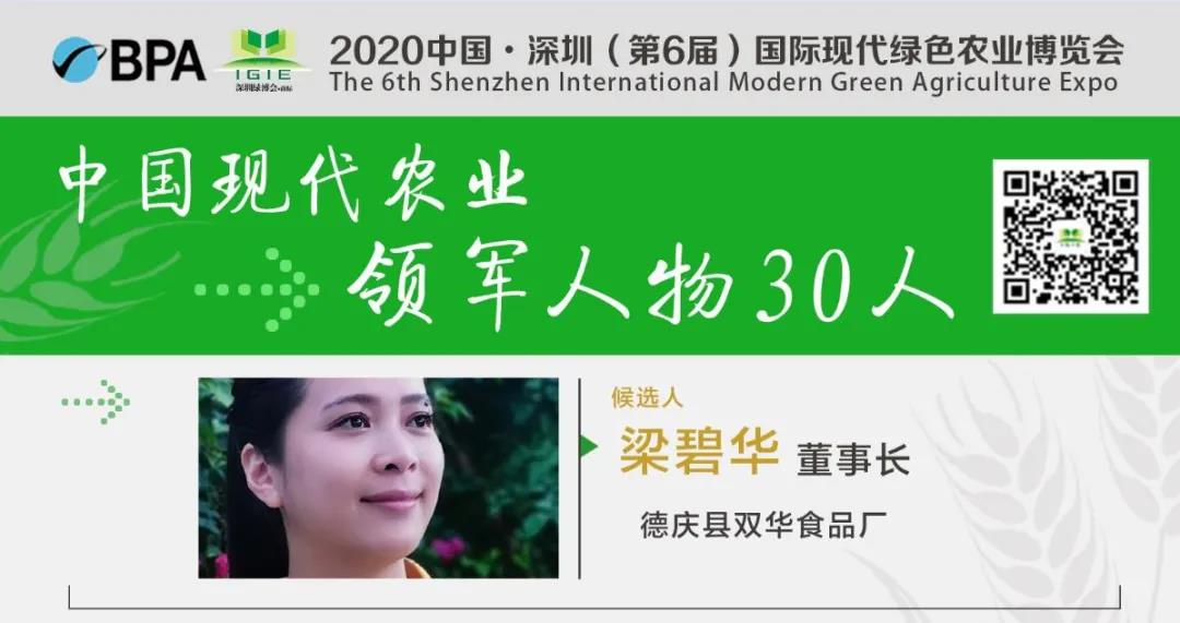 【現(xiàn)代農(nóng)業(yè)領軍人物30人】梁碧華——豐慶雙華 農(nóng)安天下
